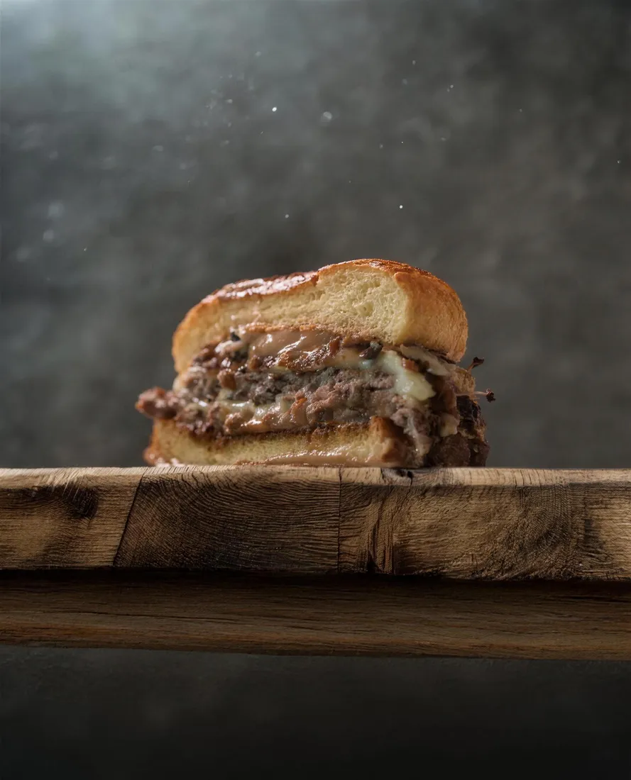 Mushroom Swiss, cut